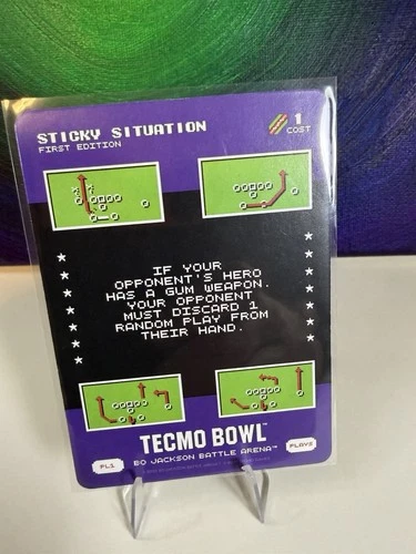 Bo Jackson Battle Arena Sticky Situation PL1 SSP Tecmo Bowl