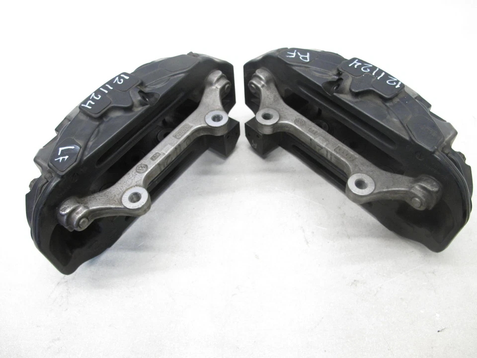 13-18 AUDI 4G S7 BREMBO BRAKE CALIPER LEFT RIGHT FRONT OEM 121124 - Image 3 of 4