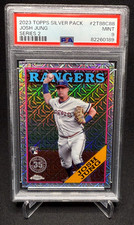 2023 Topps Series 2 - Josh Jung - 35th Anniversary Mojo Refractor - RC - PSA 9