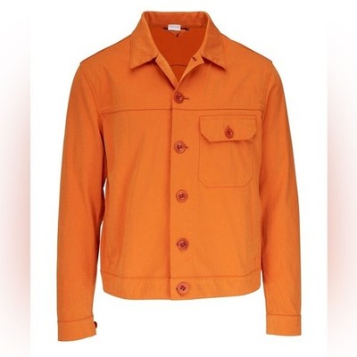 NWT Ten C Orange Jean Jacket Water Resistant Sz 48