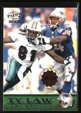 2000 Pacific #222 Ty Law Premiere Date #/78