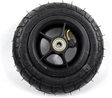 150MM Scooter Inflation Wheel with Aluminium Alloy Hub 6" 6 Inch, black 
