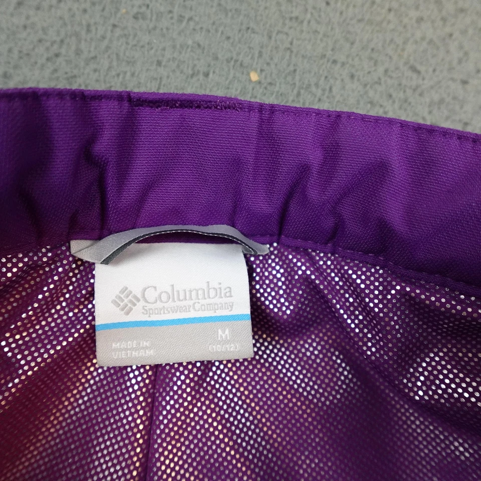 Columbia Pantalones Mujer Medio Púrpura Omni Tech Aislado Esquí Snowboard Impermeable Foto 4 de 4