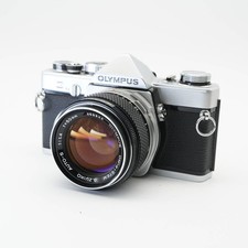 Olympus OM-1 MD SLR Camera Shutter & Exposure Tested G.ZUIKO AUTO-S Used