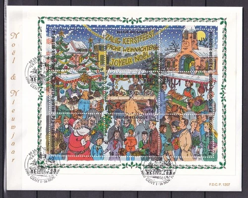 [LG79621] Belgium N°BL73FDC Christmas First Day Cover COB € 11,50 SUPERB