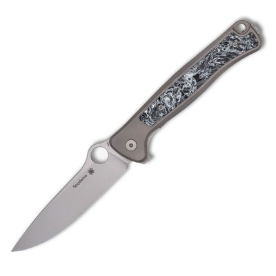 Spyderco Slym Titanium von LionSteel mit M390 Edelstahlklinge und Titangriff