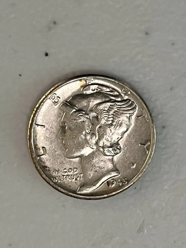 1945 P Mercury Dime GEM BU