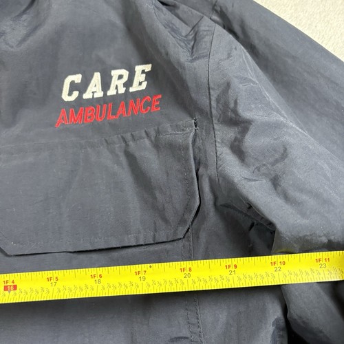 Vintage EMT Care Ambulance USA Jacket Blue Men’s Size Small Reflective - Picture 5 of 8