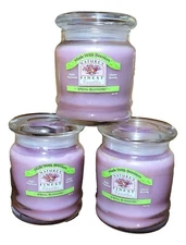 Jar Candles Bulk 3-Pack 9 oz Jars Scented Lavender Spring Blossoms Purple 302