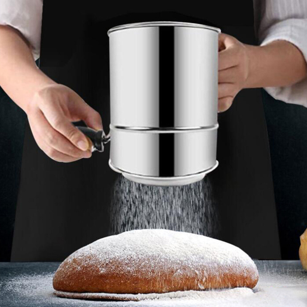 Hand Mehlsieb Sifter Für Puderzucker Edelstahl -Sifter Zum Backen