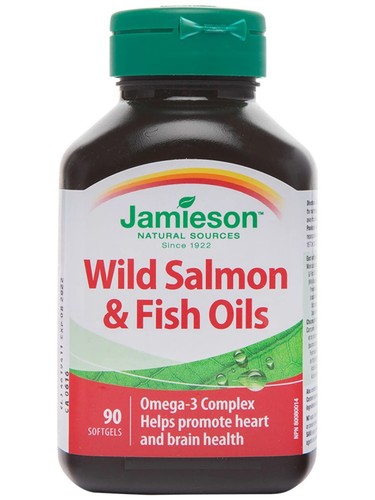 Jamieson Salmon Oil 1000mg salmon oil, 90 capsules