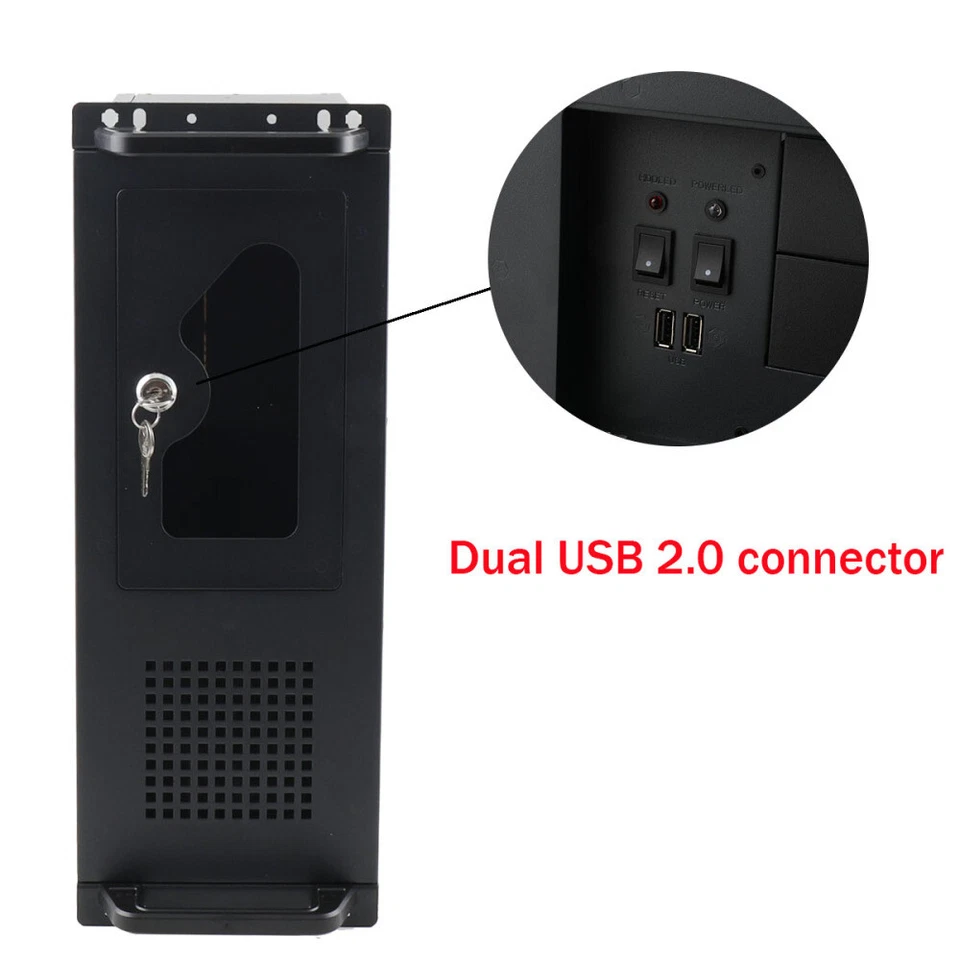 Корпус серверного корпуса 4U для монтажа в стойку компьютерный корпус отсеки для жестких дисков 7X3,5 дюйма пути для дисководов 2X5,25 дюйма - Изображение 3 из 4