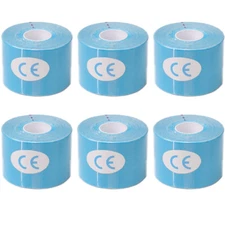 Kinesiology Tape Sport Athletic Muscle Support Elastic Physio Therapeutic Blue