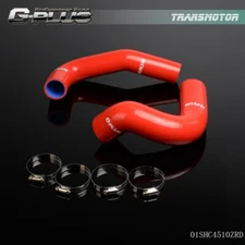 NEW FIT FOR 1955-1957 CHEVY SMALL BLOCK 150/210 V8 SILICONE RADIATOR HOSE RED