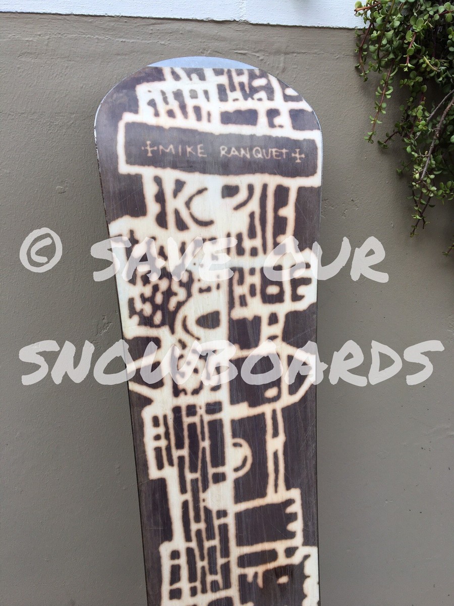 Vintage Lamar Mike Ranquet Mini Snowboard 151 castles | eBay