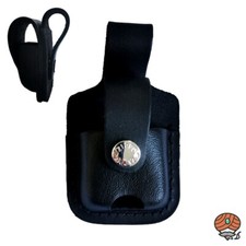 Zippo Ledertasche, schwarz offen mit Schlaufe 60001221