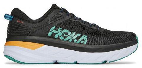 Hoka Bondi 7 1110518 BATL Black/Atlantic Running Shoes Sneakers Men\'s Size 9.5 Men main image 4