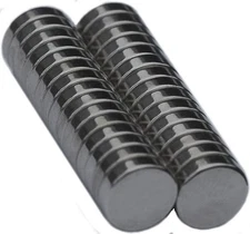 8 mm x 2 mm Disc - Neodymium Rare Earth Magnet, Grade N48