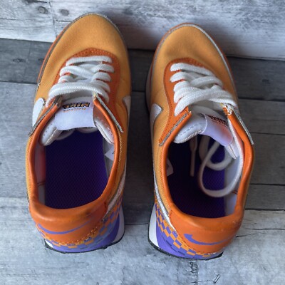 Nike Kid's Player One Wally Waffle Logo Orange Shoes Size