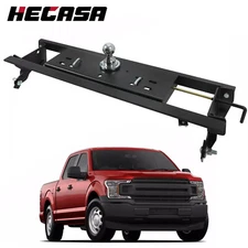 For Ford F150 2015-2020 Double Lock Under bed Gooseneck Trailer Hitch Kit System