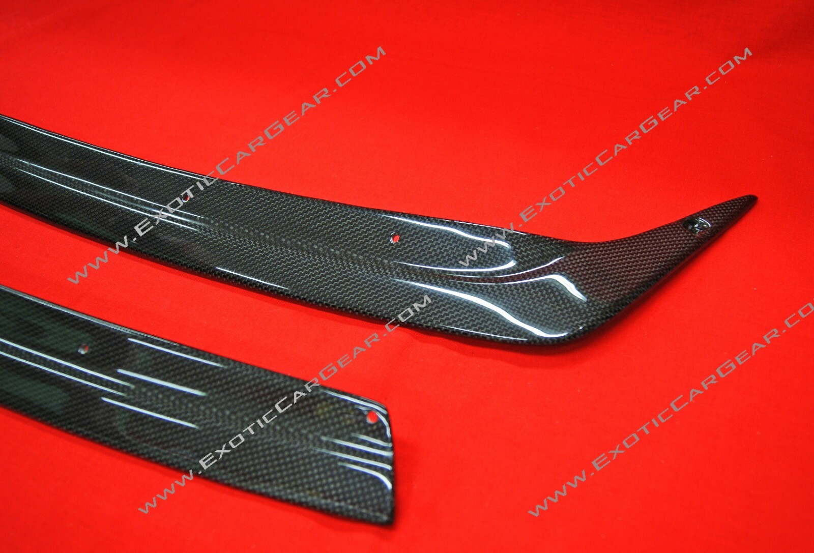 Ferrari F12 Carbon Fiber Front Spoiler Splitter Blades 