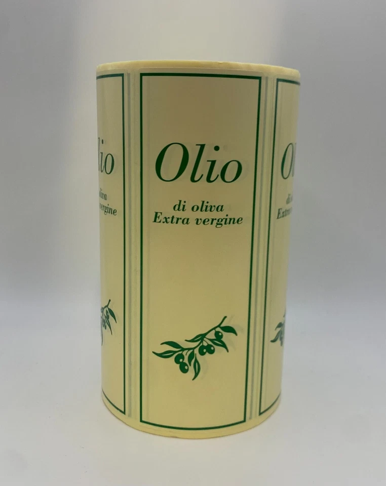 - SENZA MARCA/GENERICO – N°50 ETICHETTE ADESIVE PER BOTTIGLIE MARASCA OLIO di OLIVA EXTRAVERGINE