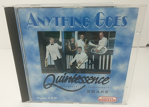Quintessence Brass CD Anything Goes Obrasso Records