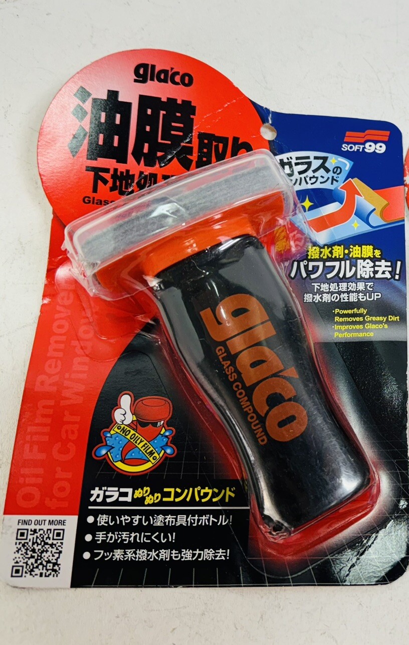 [US] NEW SOFT99 GLACO Windshield Roll-on Glass Compound Degreaser ...