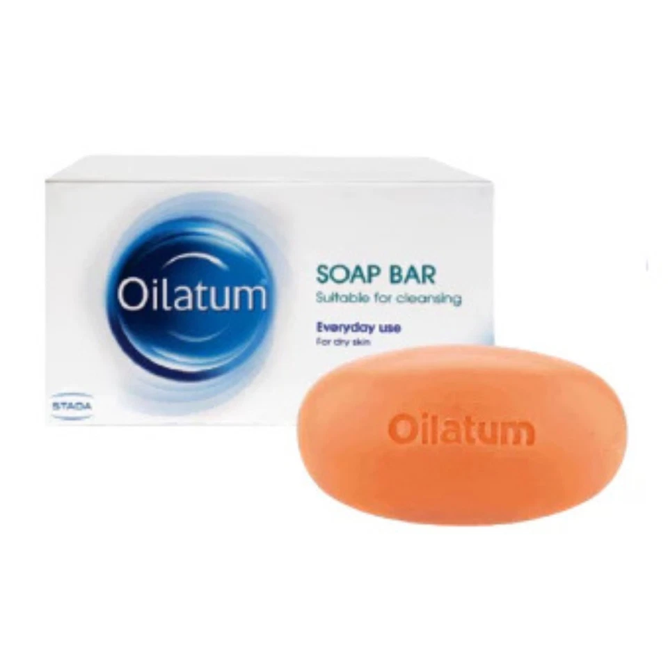 3 件 100 克 OILATUM 日常肥皂棒干性皮肤清洁保湿保护 — 第 3/3 张图片