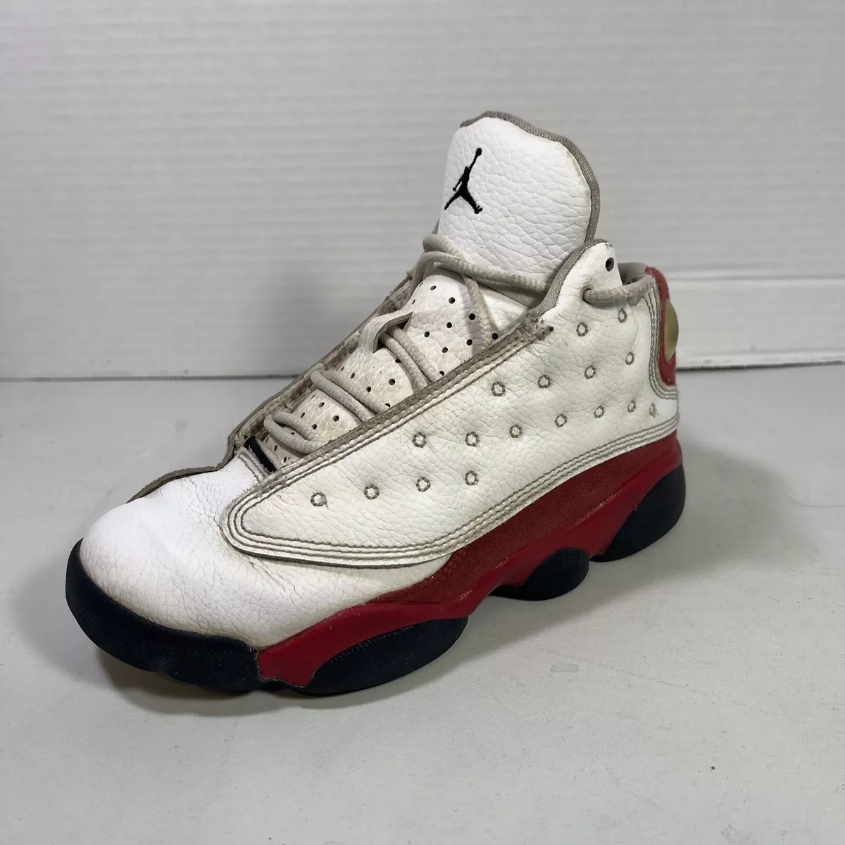 Jordan retro 13 cheap white red and black