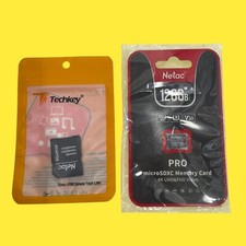 Netac 128GB Pro microSDXC Memory Card w/ Adapter 4111 z65/162 AR 