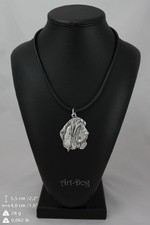 Basset Hound silver covered necklace, high quality keychain Art Dog 2nd kind
