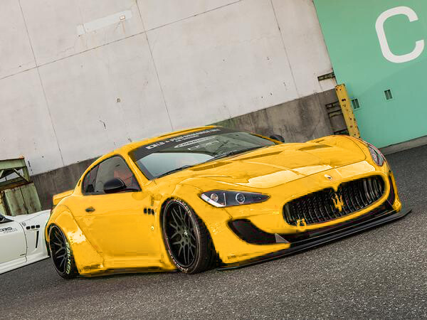 LW Spoiler Front Wide Body Flares 40mm For Maserati GranTurismo 2008-2017