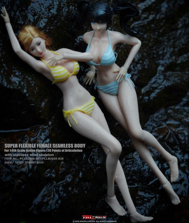 In-stock 1/6 TBLeague Anime Girls S36 S37 Pale Seamless Figure (w