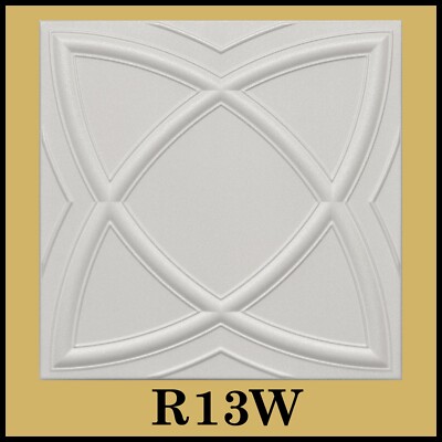 Decorative Texture Ceiling Tiles Glue UP - R13 On SALE