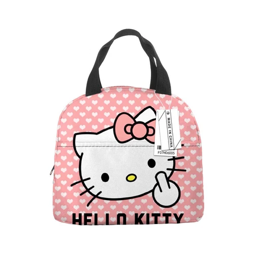 Sanrio Hello Kitty Lunch Bag Insulated Student Snack Picnic Food Storage Bag - Picture 10 of 56
