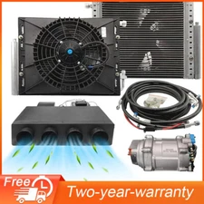 12V Truck Air Conditioner Under Dash Split AC Unit Fit Bus Caravan Car Cab RV