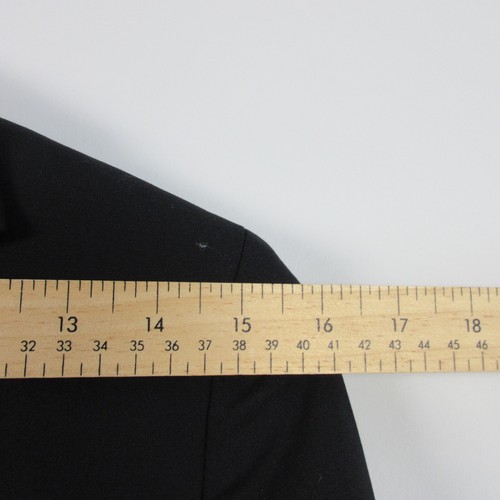 Club Monaco Wool Blazer Women Black 4 Small Classic Jacket Business 418 - Picture 8 of 12