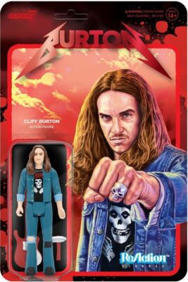 Metallica Cliff Burton Kill 'Em All Super7 Reaction Action Figure Metallica Cliff Burton Kill 'Em All Super7 Reaction Action Figure