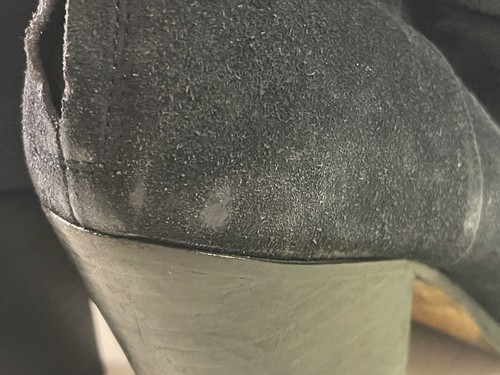 Rag & Bone Boots Women's 38.5 / 8.5 Blue Leather Newbury Back Zip Ankle Bootie - Picture 14 of 20