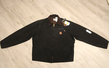 NWT Carhartt J97 Detroit Jacket Sandstone Blanket-Lined Black XL Tall