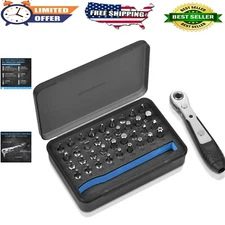 36-Tooth Multi-Bit Mini Ratchet Wrench Screwdriver for Durable Repairs