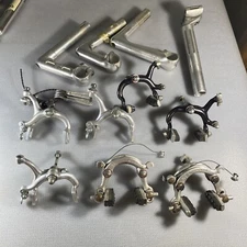 Dia Compe Mafic Racer Campagnolo Vintage Road Brake Set Lot + Stems (8879)-10)