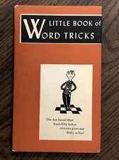Peter Pauper Press Little Book of Word Tricks by Frank Mittler Earl Emmons 1958