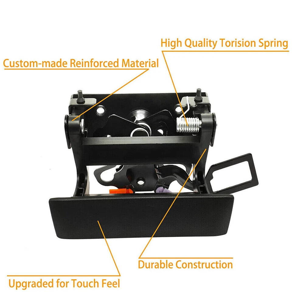 Black Tailgate Lock Kit 22755305 for 2007-2014 Chevrolet Silverado GMC Sierra - Image 3 of 4