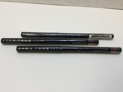 Avon True Color Lip Liner Pencil Pomegranate, 0.01 Oz, Lot of 3 ~ Free Shipping