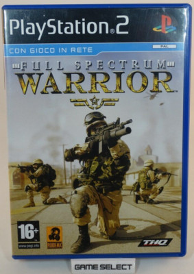 FULL SPECTRUM WARRIOR SONY PS2 PLAYSTATION 2 PAL ITA ITALIAN ORIGINAL COMPLETE