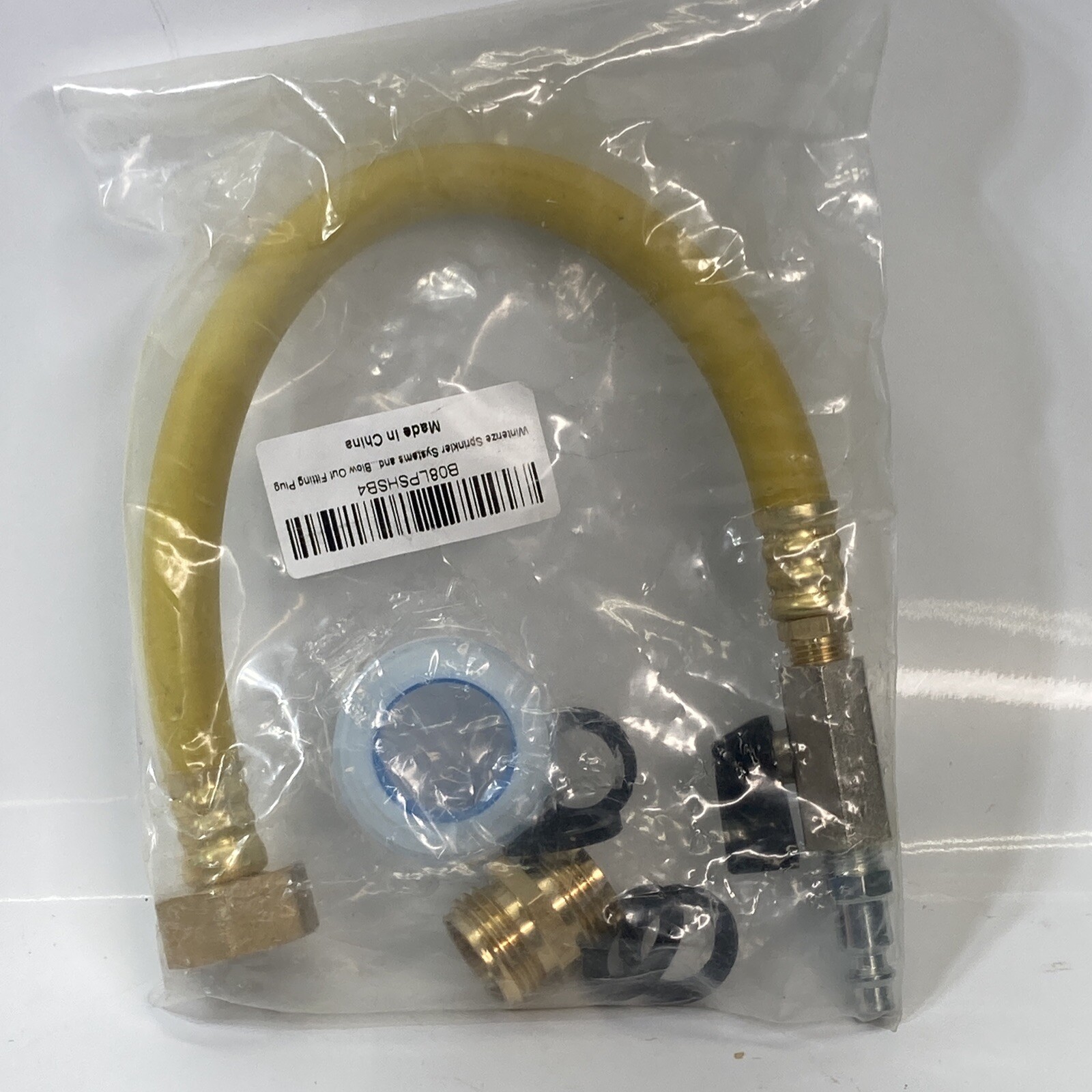 Blowout Winterize RV: Air Compressor Plug to Garden Hose Faucet Blow Out Adapter