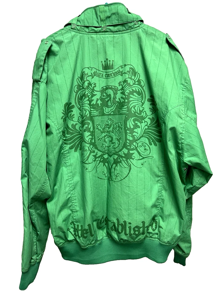 Chaqueta Para Hombres Live Mechanics Café Racer Estilo Kelly Verde Aluta Continua Talla 2XL Foto 3 de 4