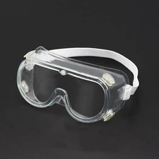 CLEAR SAFETY GOGGLES Adjustable Anti-Scratch Protective Eyewear PPE Wholesale